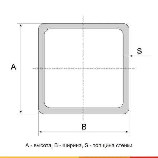 Труба профильная 180х180х6 Ст3сп ГОСТ 30245-2003 - 4